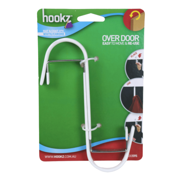 Over Door Utility Hook 2pk