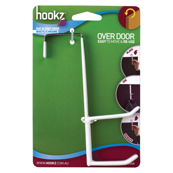 Hookz Over Door Hat and Coat Hook