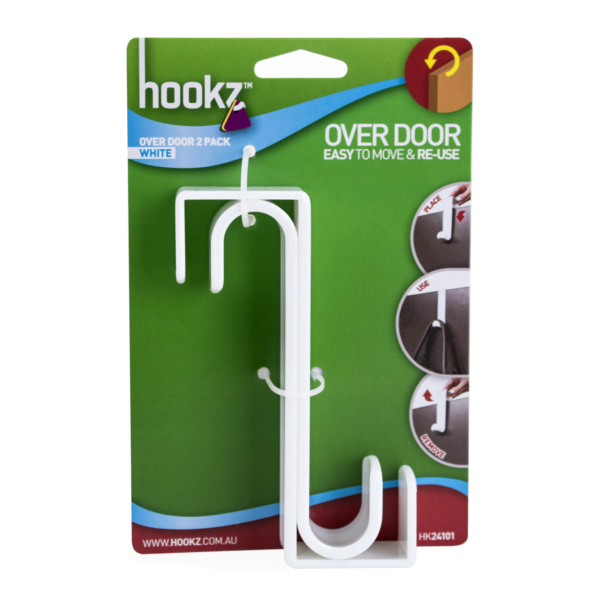 Hookz Over Door Hook 2pk