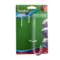 Hookz Over Door Hook Clear