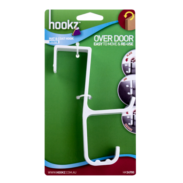 Hookz Over Door Hat & Coat Hook