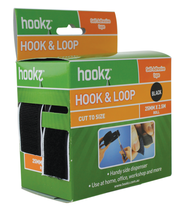 Hook & Loop Tape 2.5m Roll - Image 2