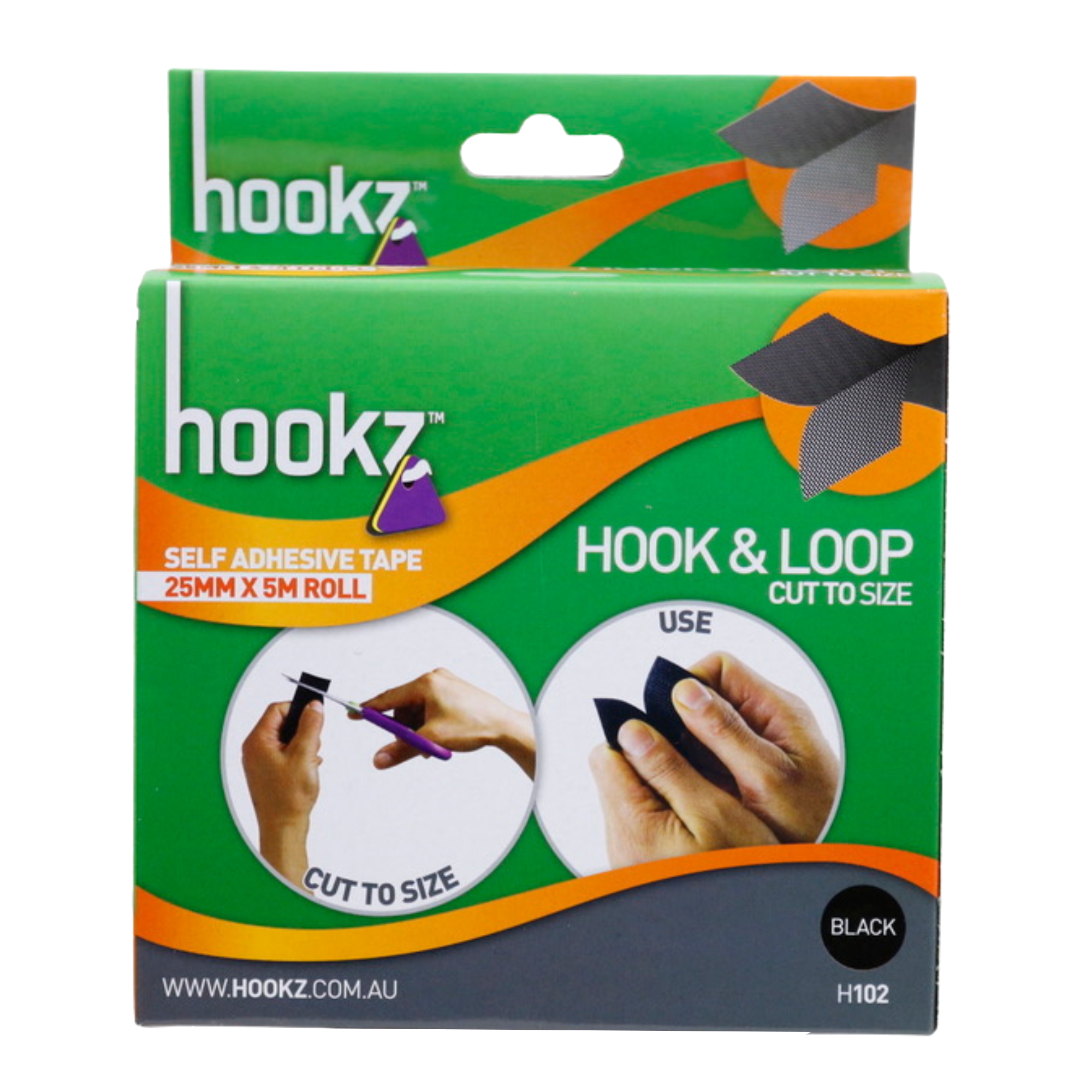 Hook & Loop Tape 5m Roll - Hookz permanent and removable hanging